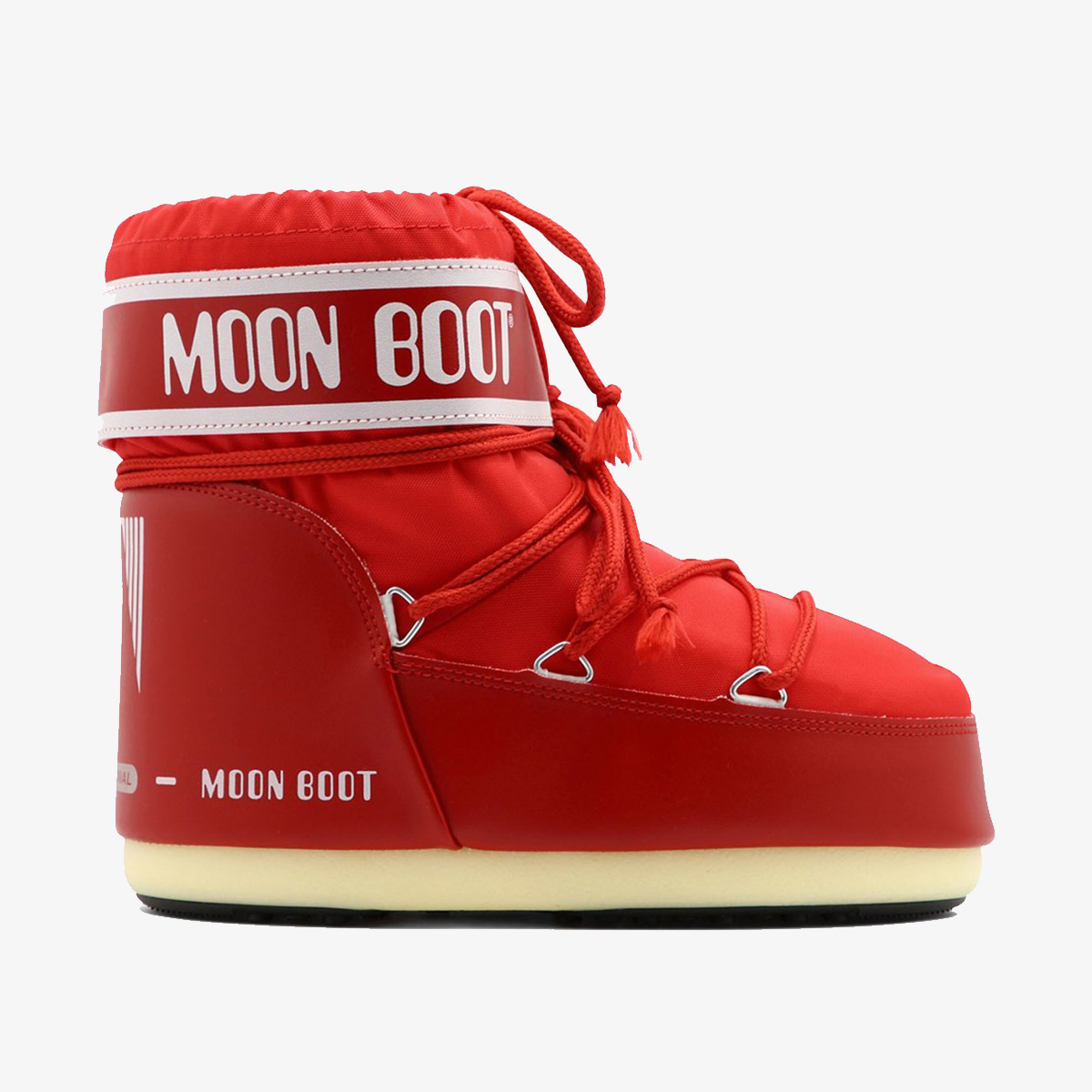 MOON BOOT ICON LOW NYLON RED 