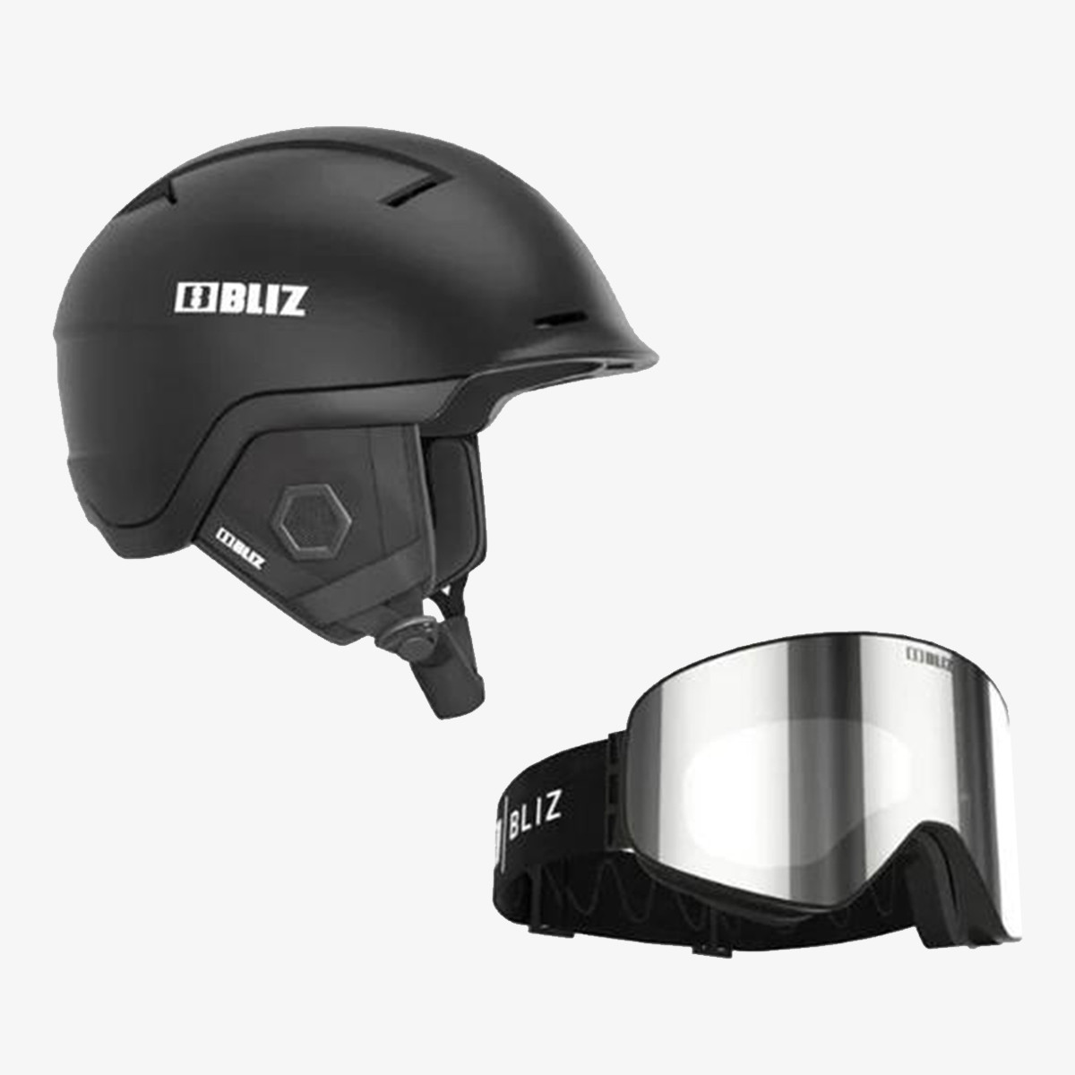 BLIZ HELMET/GOGGLE PACKAGE BLACK 