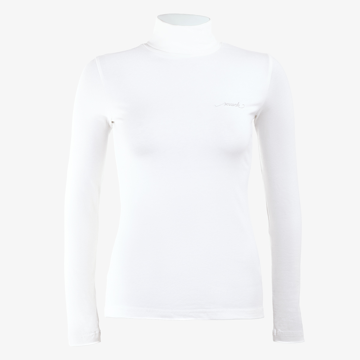 REUSCH TURTLENECK PURE WOMEN, COTTON WHI 