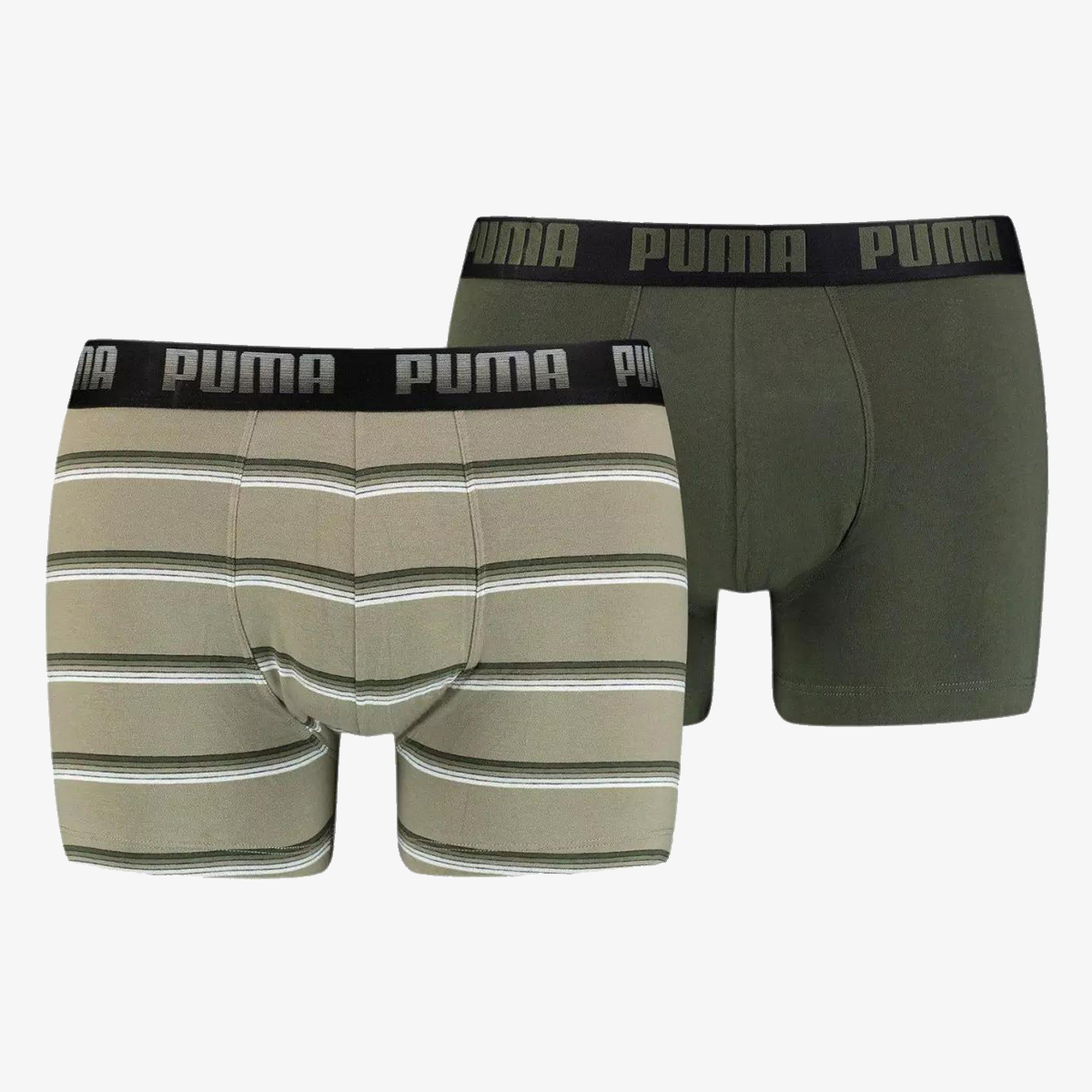 PUMA MEN GRADIENT STRIPE BOXER 2P GREEN 