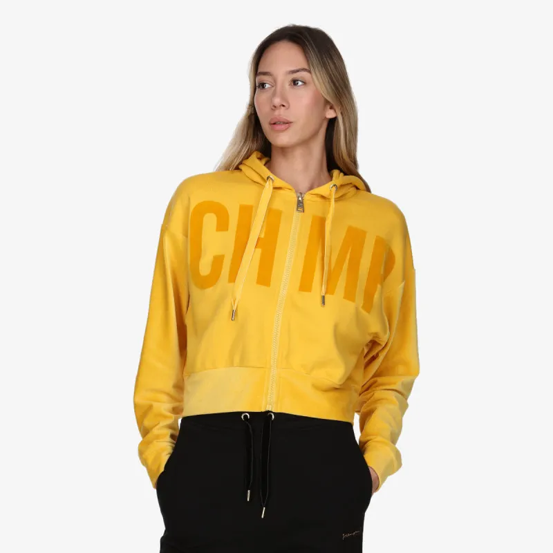 CHAMPION LADY VELOUR FULL ZIP HOODY