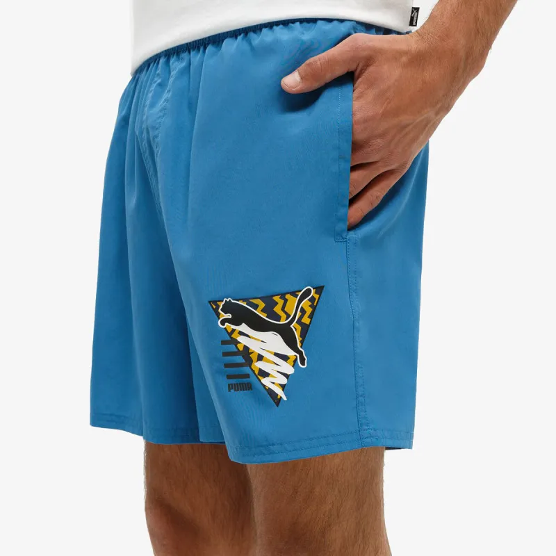 PUMA SUMMER CAT GRAPHIC WOVEN SHORTS 5